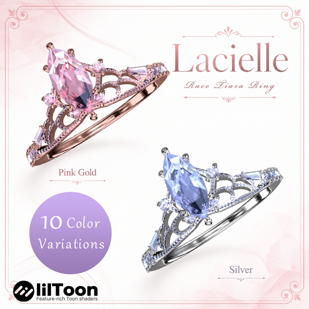 Lacielle - Lace Tiara Ring -