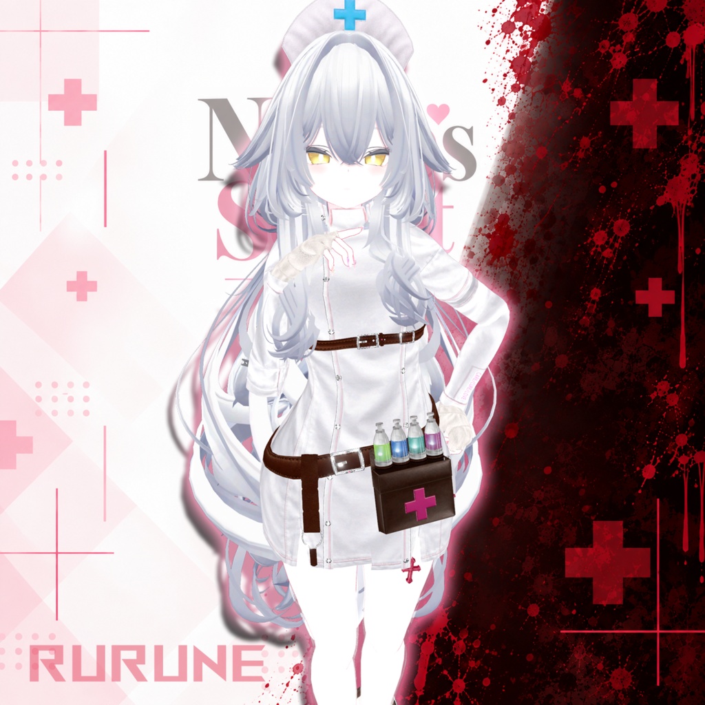 【ハロウィンナース】Nurse's Secret Day&Night Shift【7アバター対応】