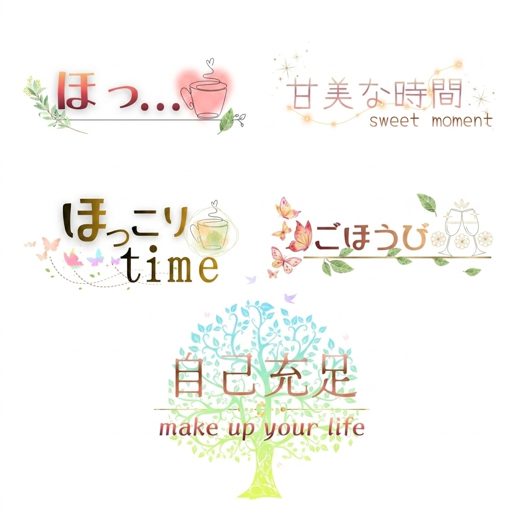 愛でtime Canva写真素材