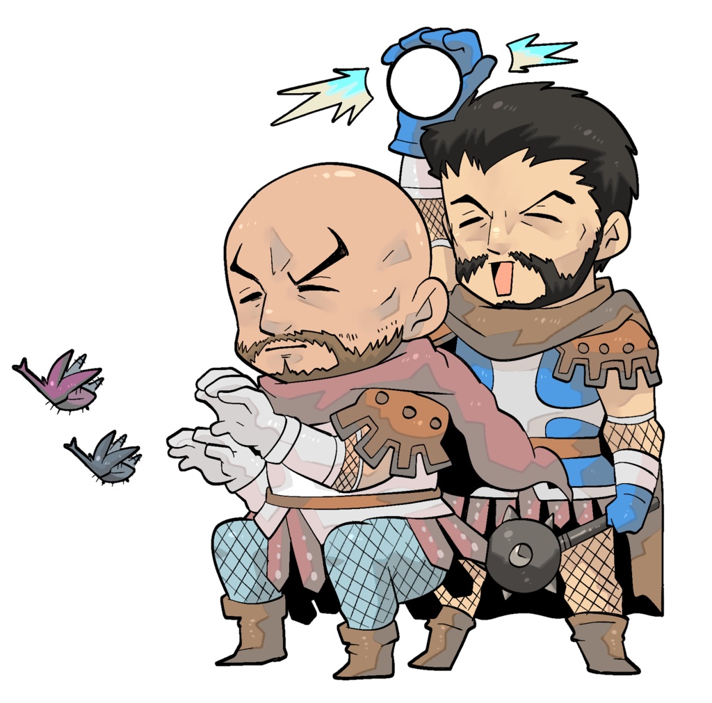 D&D2 クレリック達のアクリルグッズ