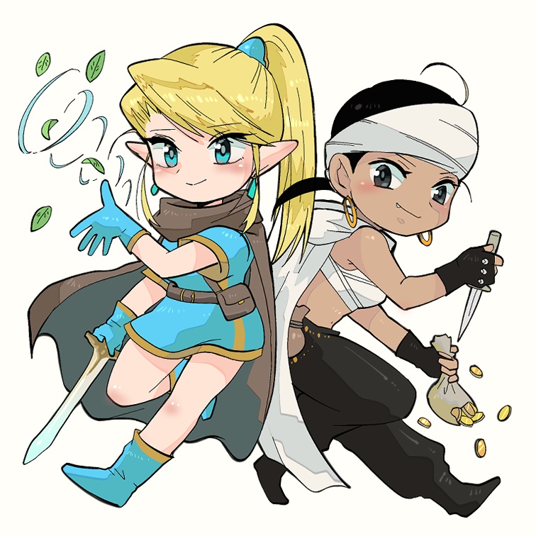 D&D2  ２Pエルフとシーフのアクリルグッズ