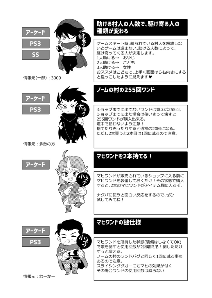 ■ミスタラ本 ミスタラ㊙TIPS集