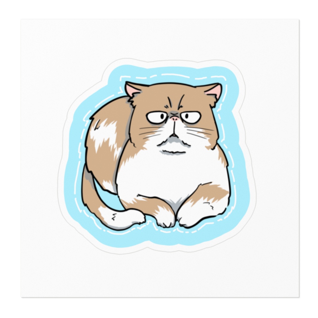 エキゾチックショートヘアステッカー