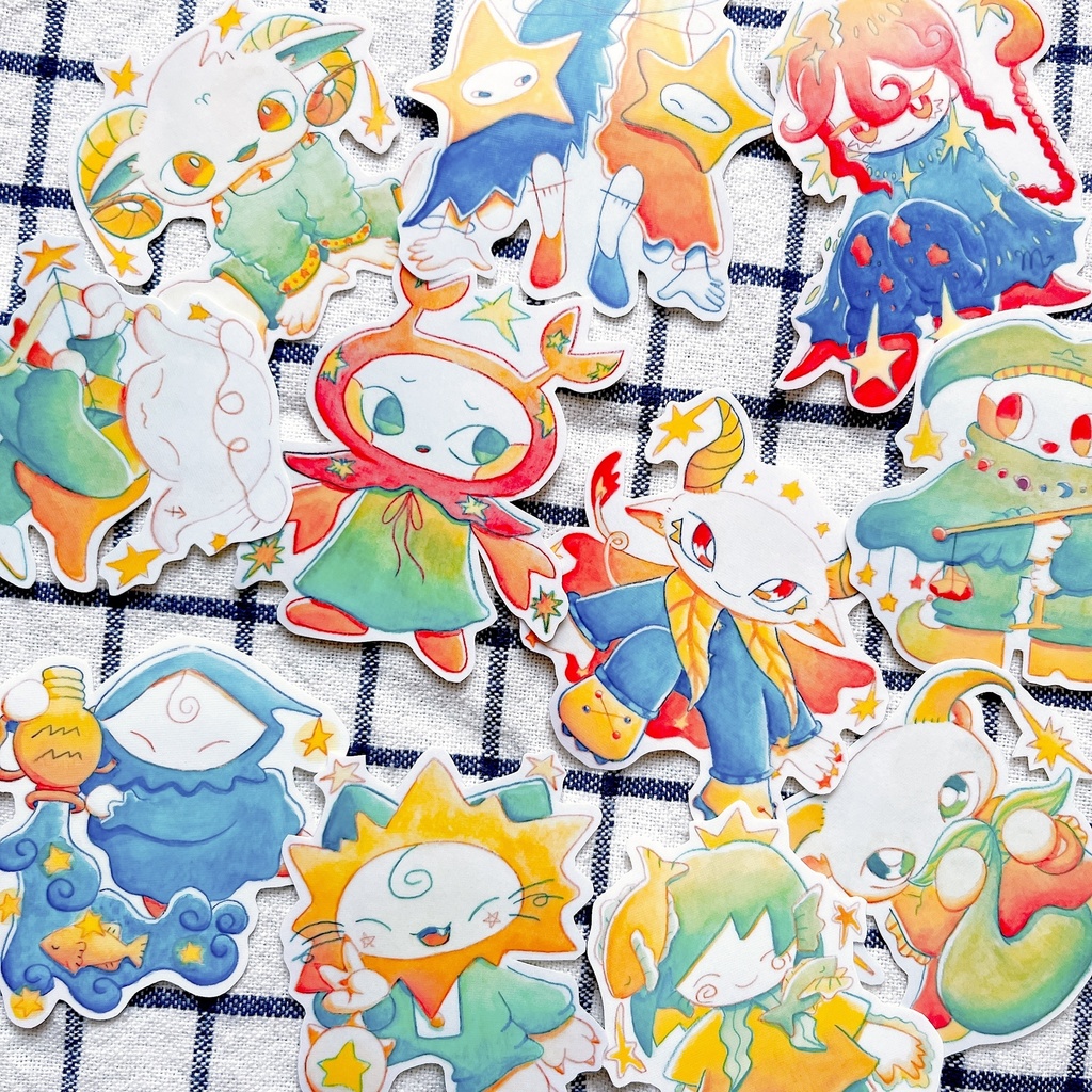 12星座ステッカー