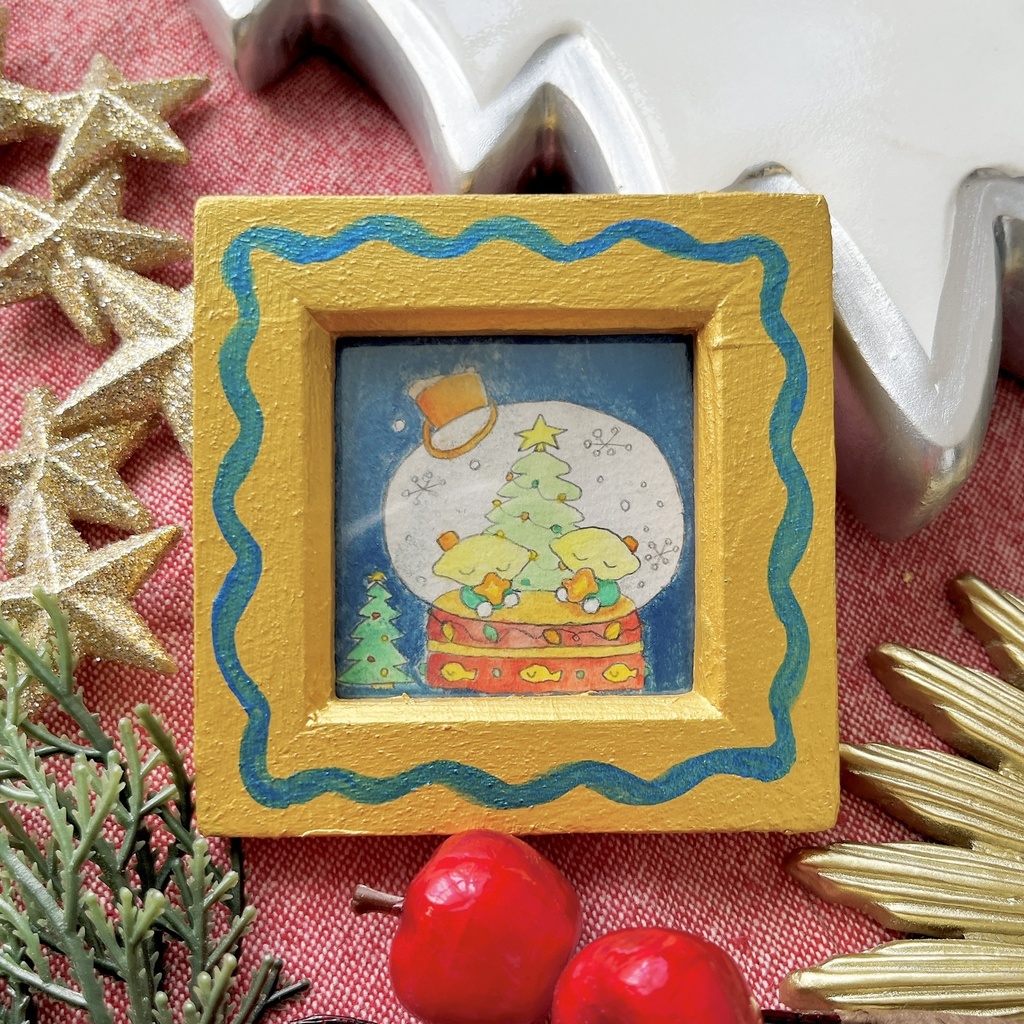 《額装原画》🍋スノードーム