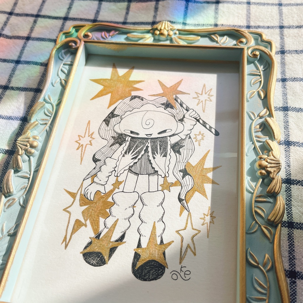 《額装原画》うろんなダンサー