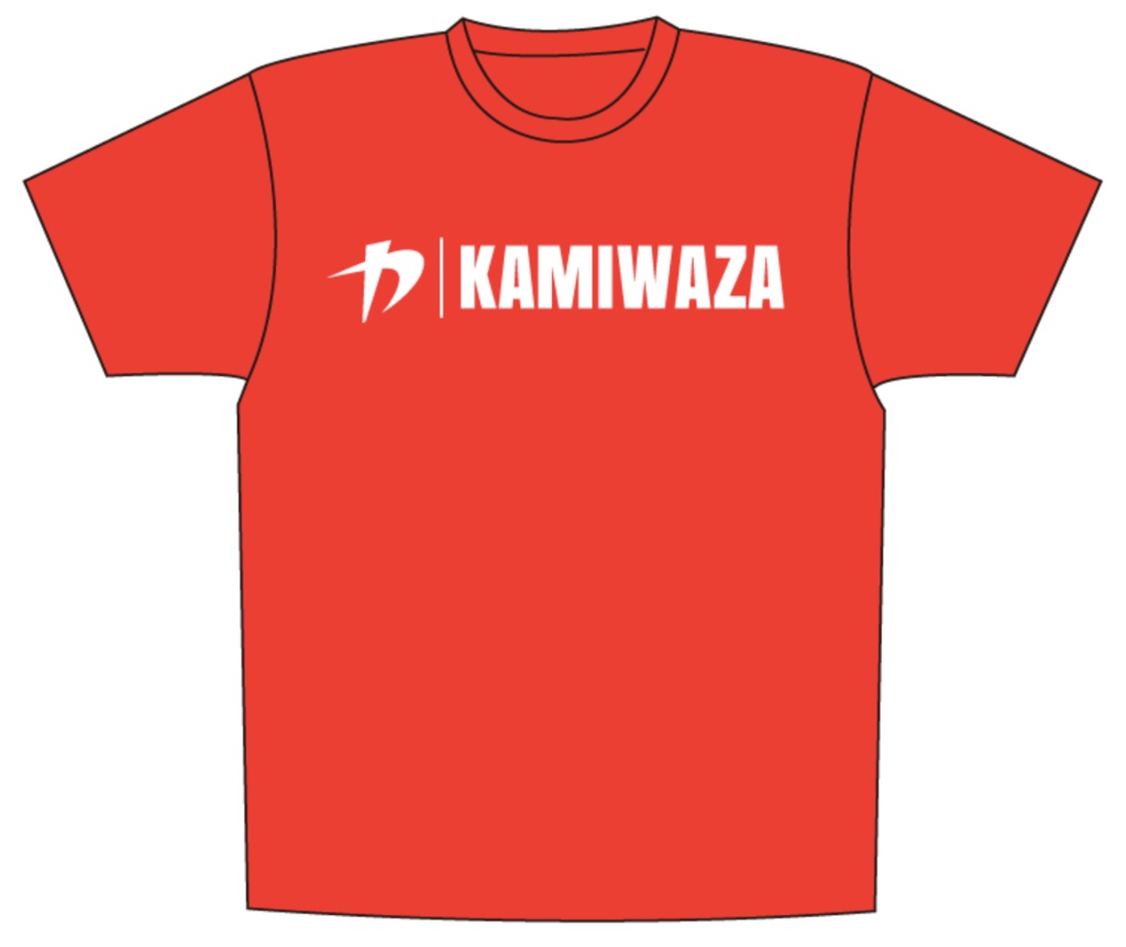 KAMIWAZA　Tシャツ　イタリアンレッド