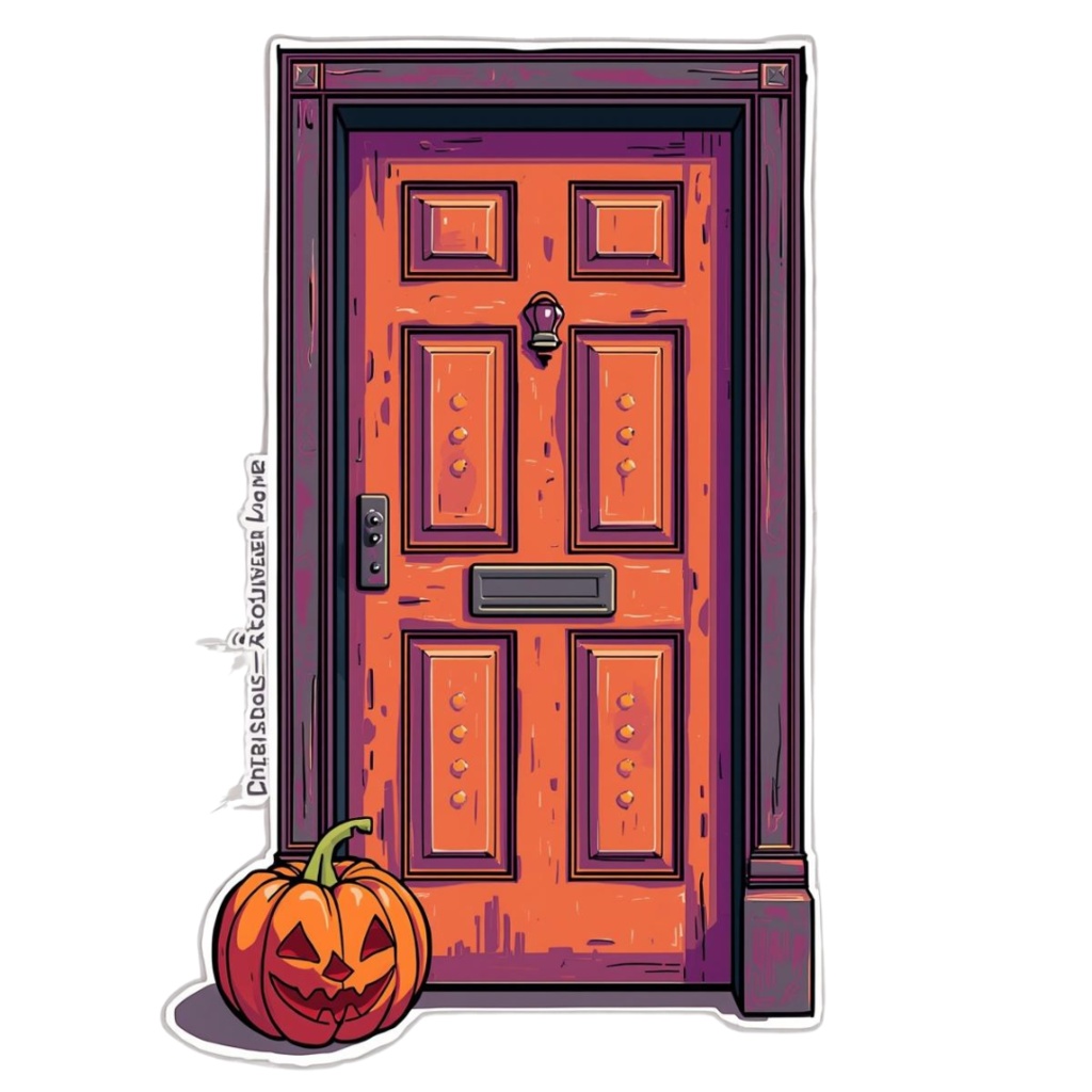 ポップでかわいいハロウィンクリップアート10点セット(PNG透過)