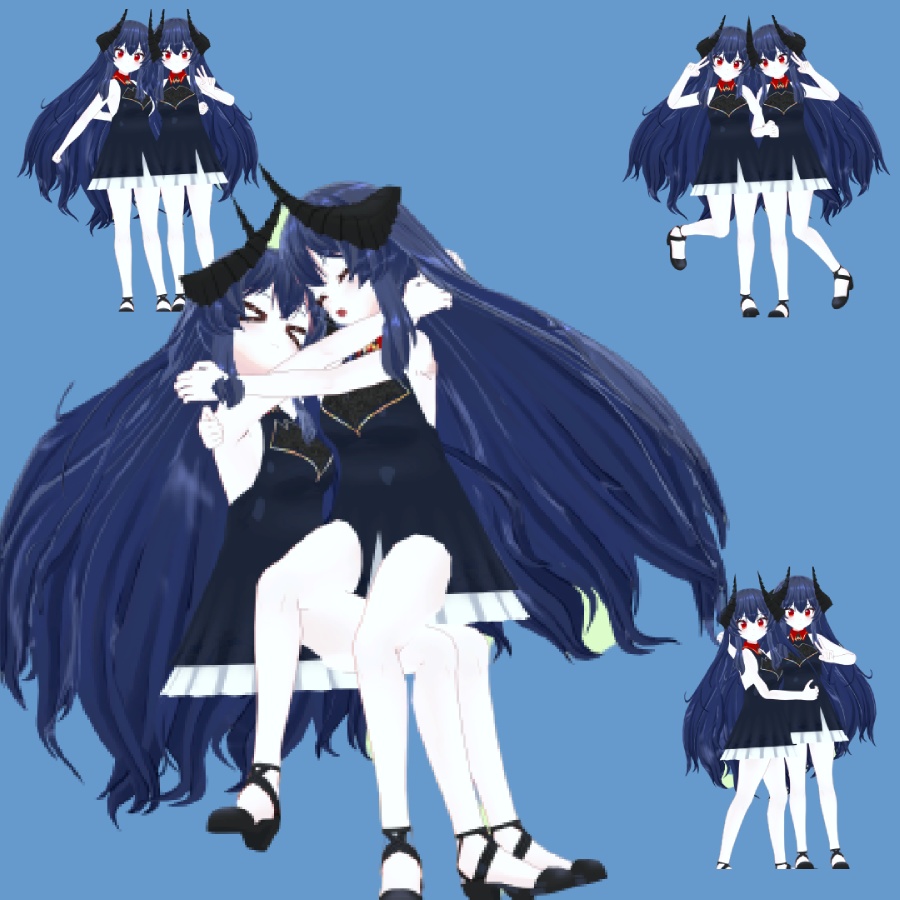 【無料版有】 Couple Pose Animation Pack 1