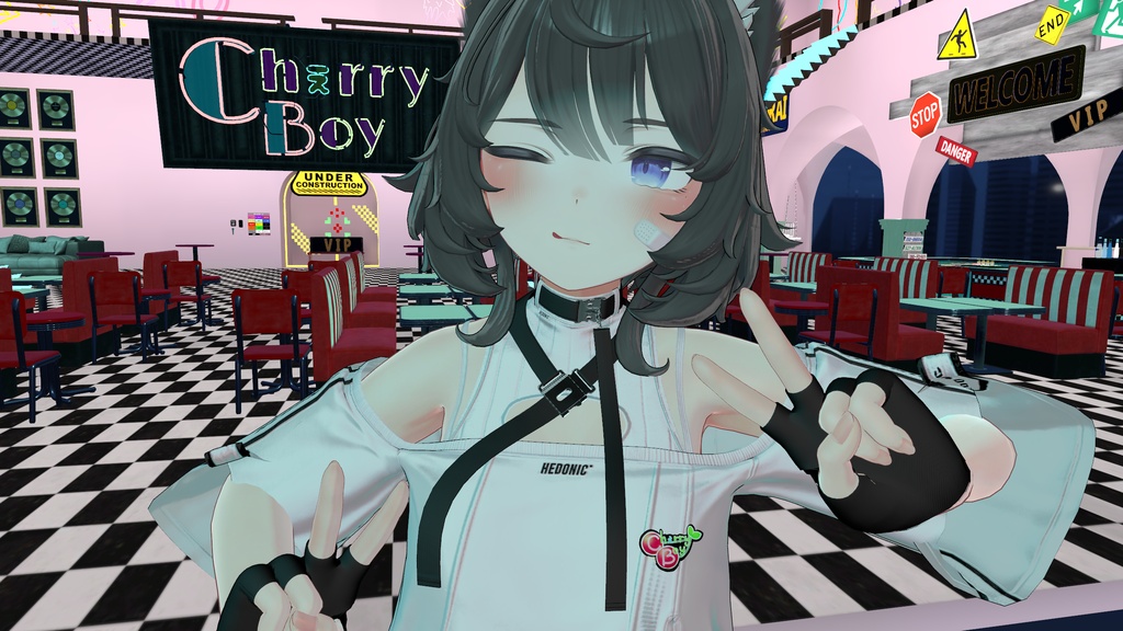 【無料】清楚系ギャル倶楽部ChぇrryBoy 公式ピンバッジ #清楚系白昼夢