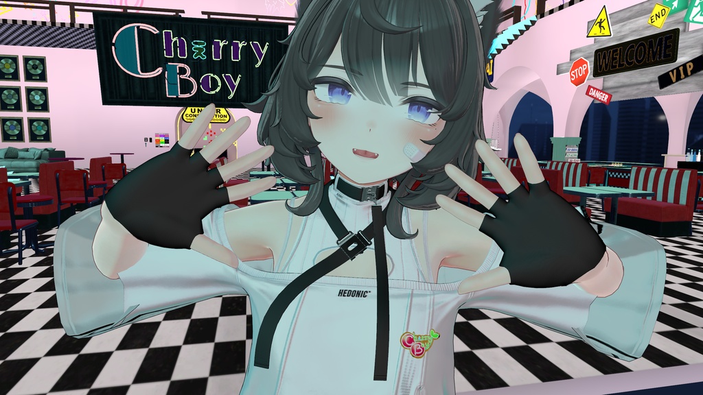 【無料】清楚系ギャル倶楽部ChぇrryBoy 公式ピンバッジ #清楚系白昼夢