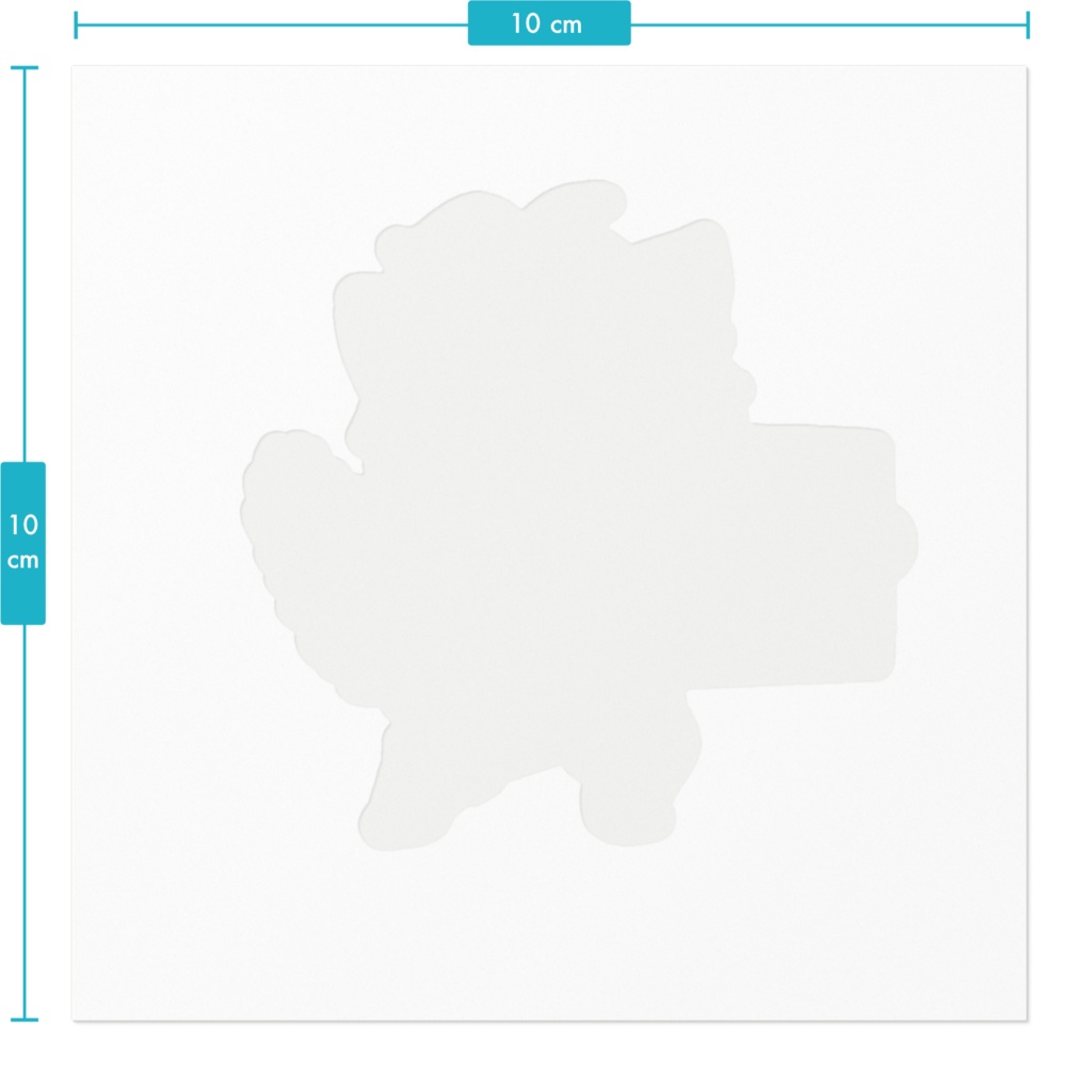 見せられないよ!🐾ダイカットステッカー
