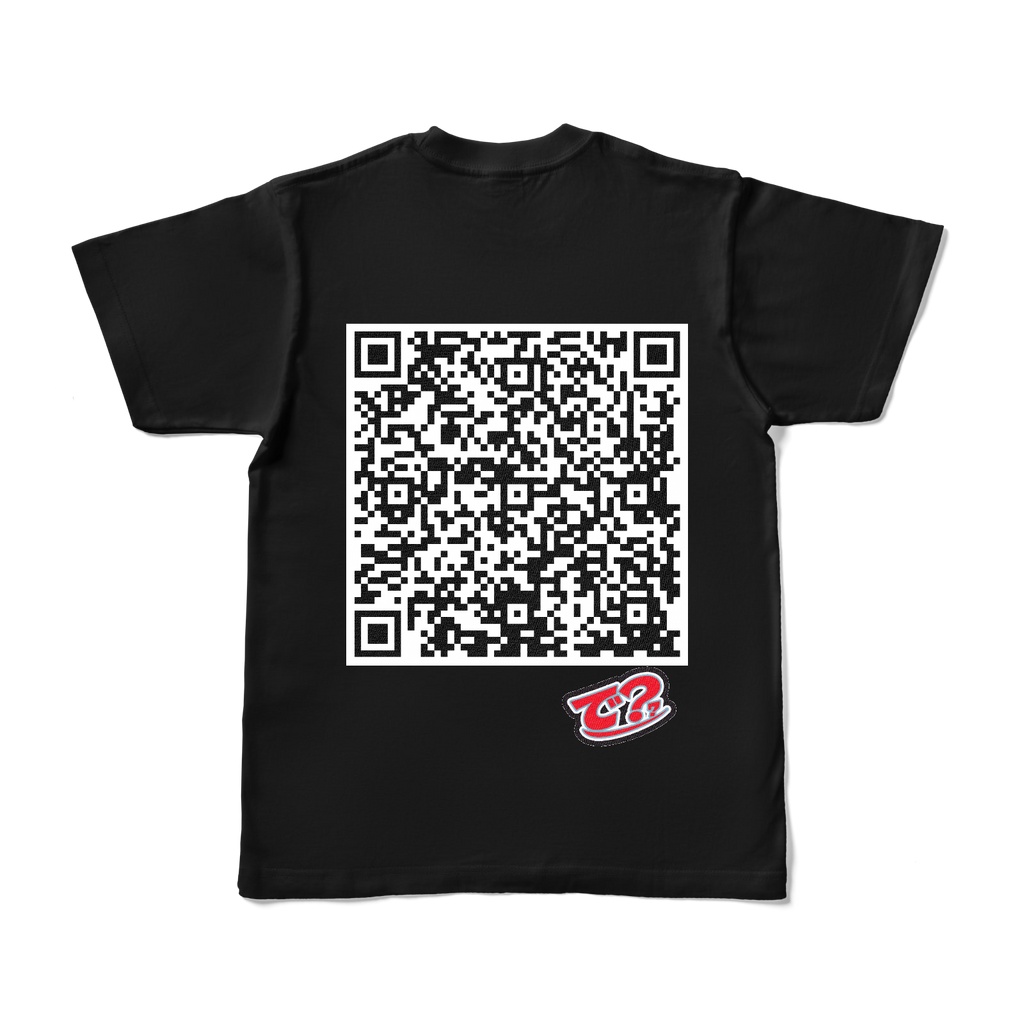 あかにゃ「で?」Tシャツ 黒