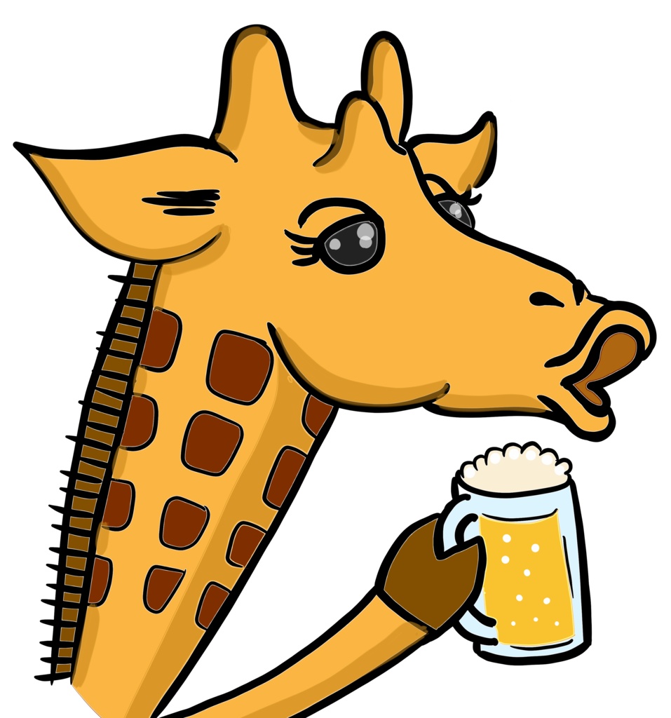 キリンとビールのトートバッグL