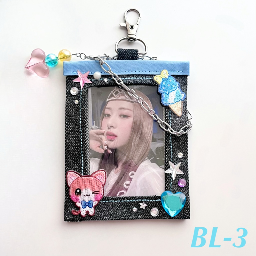 平成女児❤︎カードホルダー 〜BLUE〜