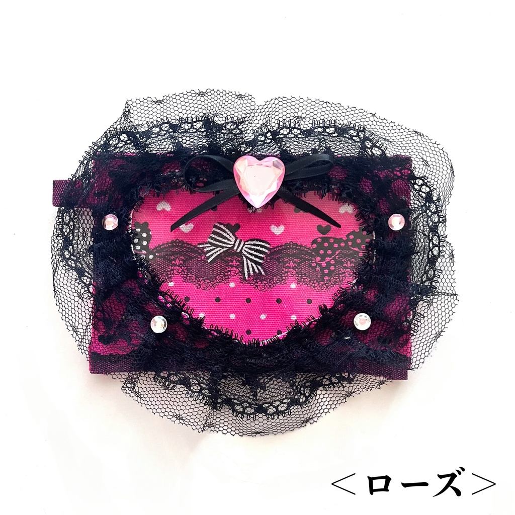 【9/9 21:00〜販売スタート】姫GAL風❤︎カードホルダー(横向き)