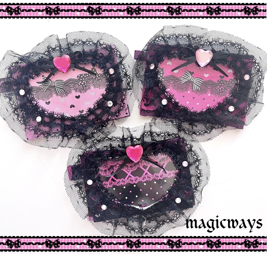 【9/9 21:00〜販売スタート】姫GAL風❤︎カードホルダー（横向き）