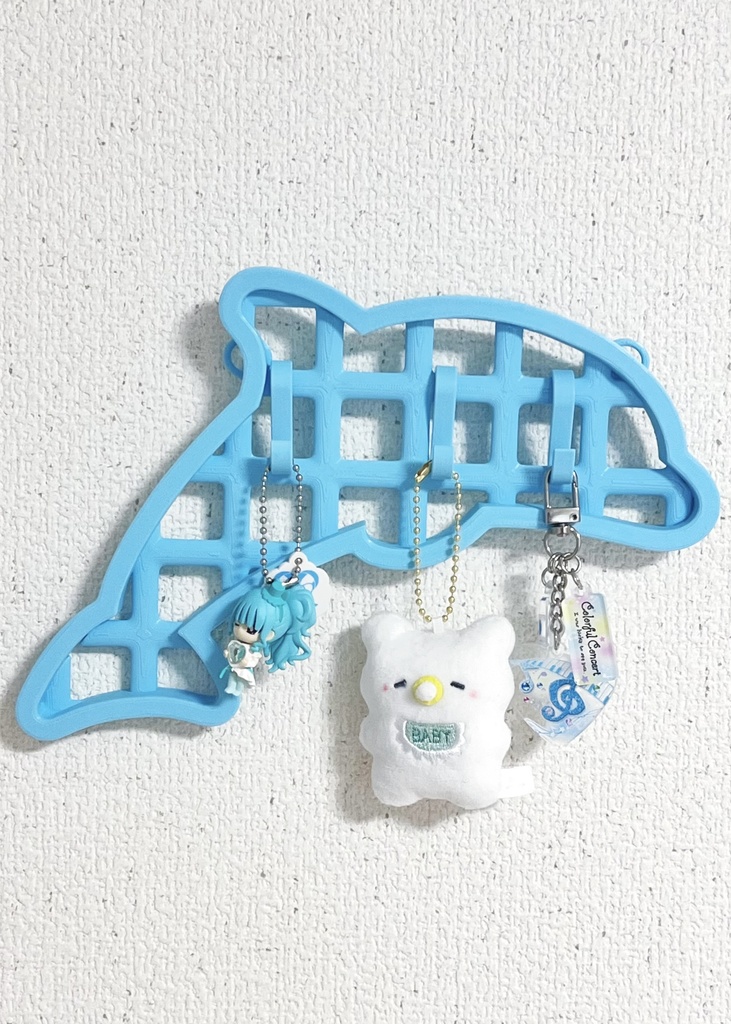 <推し部屋作りに♪>レトロポップ ファンシードルフィンのウォールネット