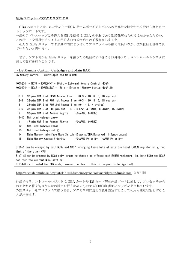 レトロゲーム活用研究同好会会報 PART02 -GBAスロットはPIOの夢を見るか?-