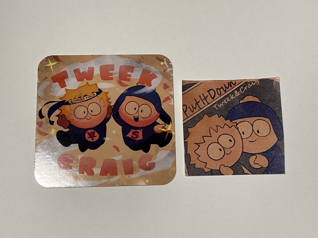 コースター＆シールセット（クリーク）