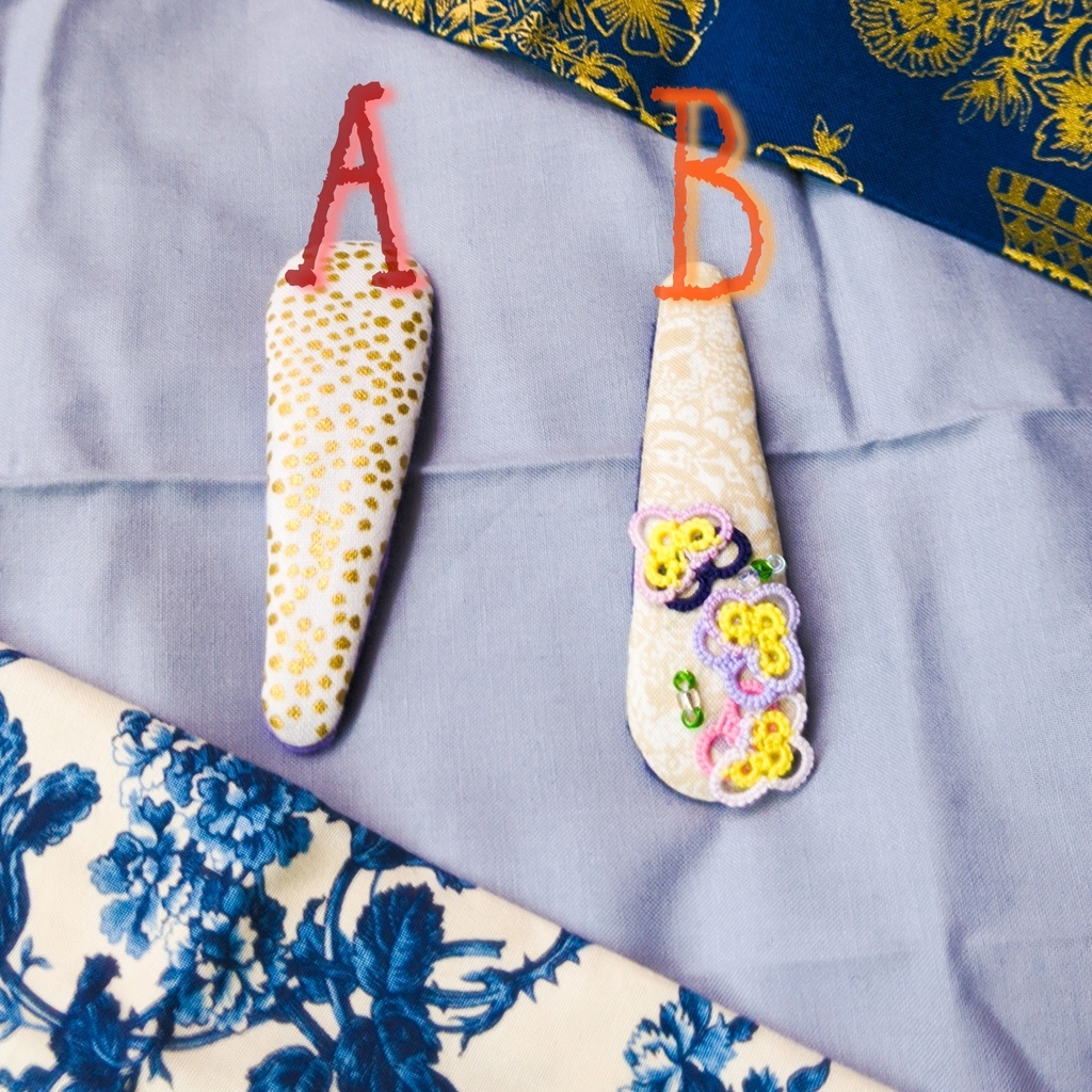 ■パンジーのお花くるみパッチン✳スリーピン■