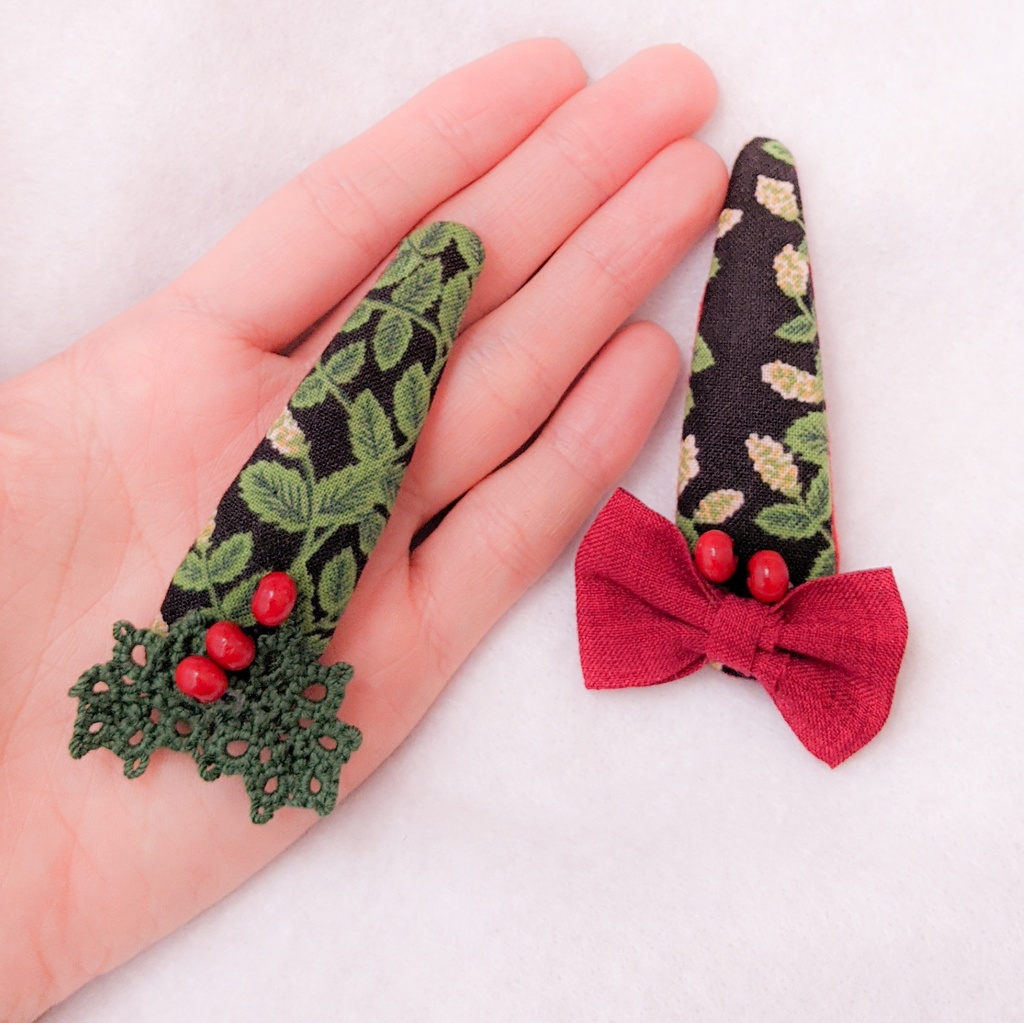 ■ヒイラギのくるみパッチン✳スリーピン■