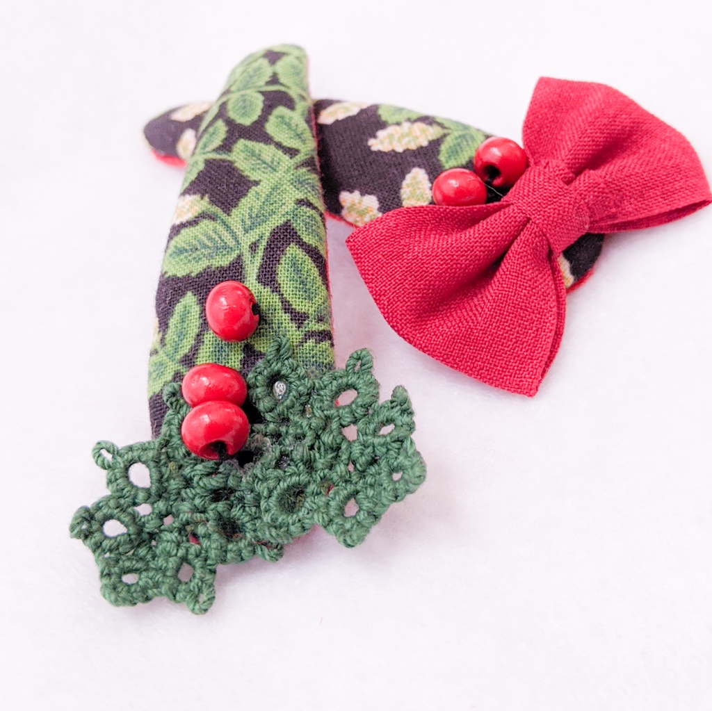 ■ヒイラギのくるみパッチン✳スリーピン■