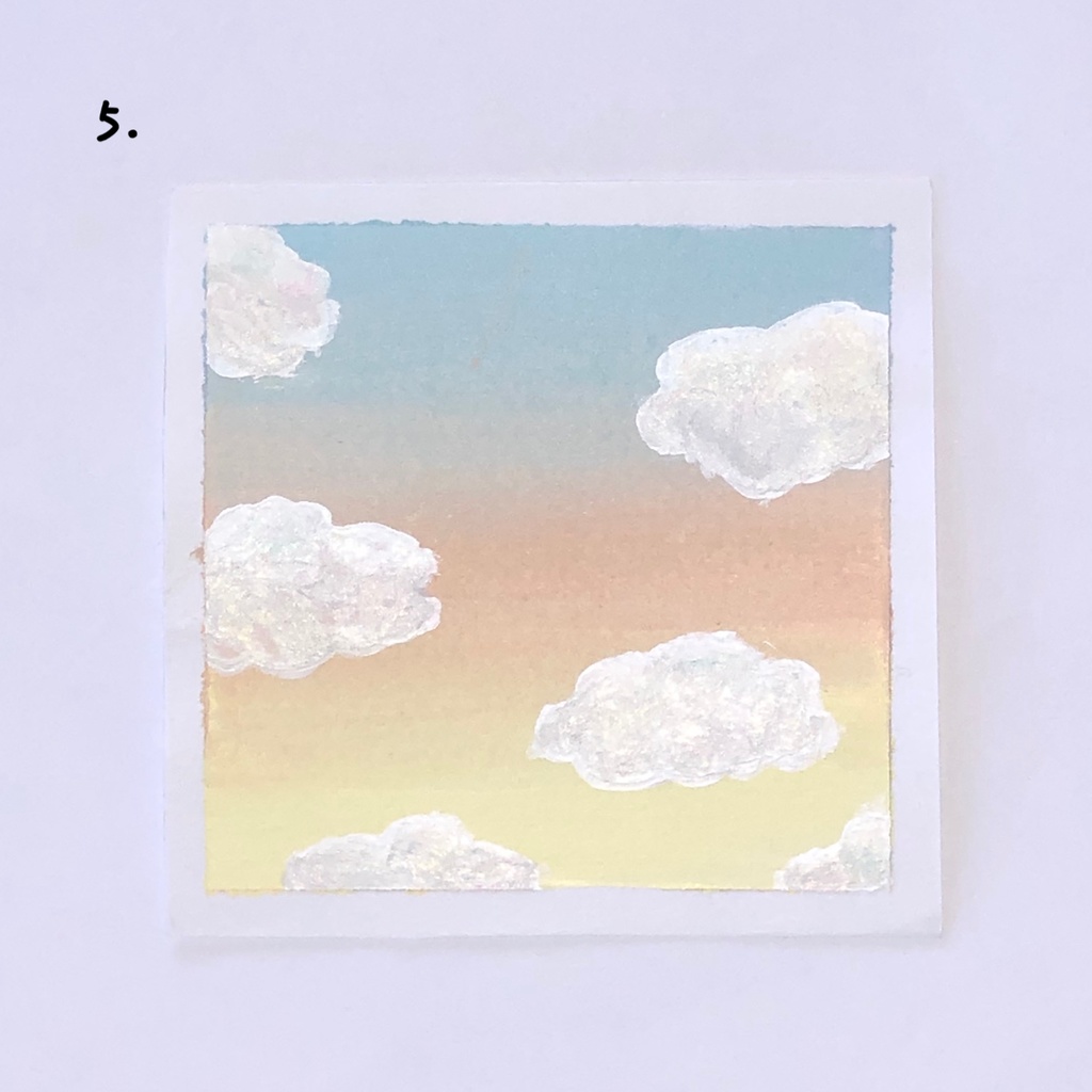 Sky - For Room Decoration | お部屋デコレーション (Acrylic painting)