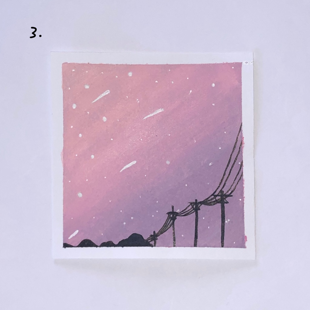 Sky - For Room Decoration | お部屋デコレーション (Acrylic painting)
