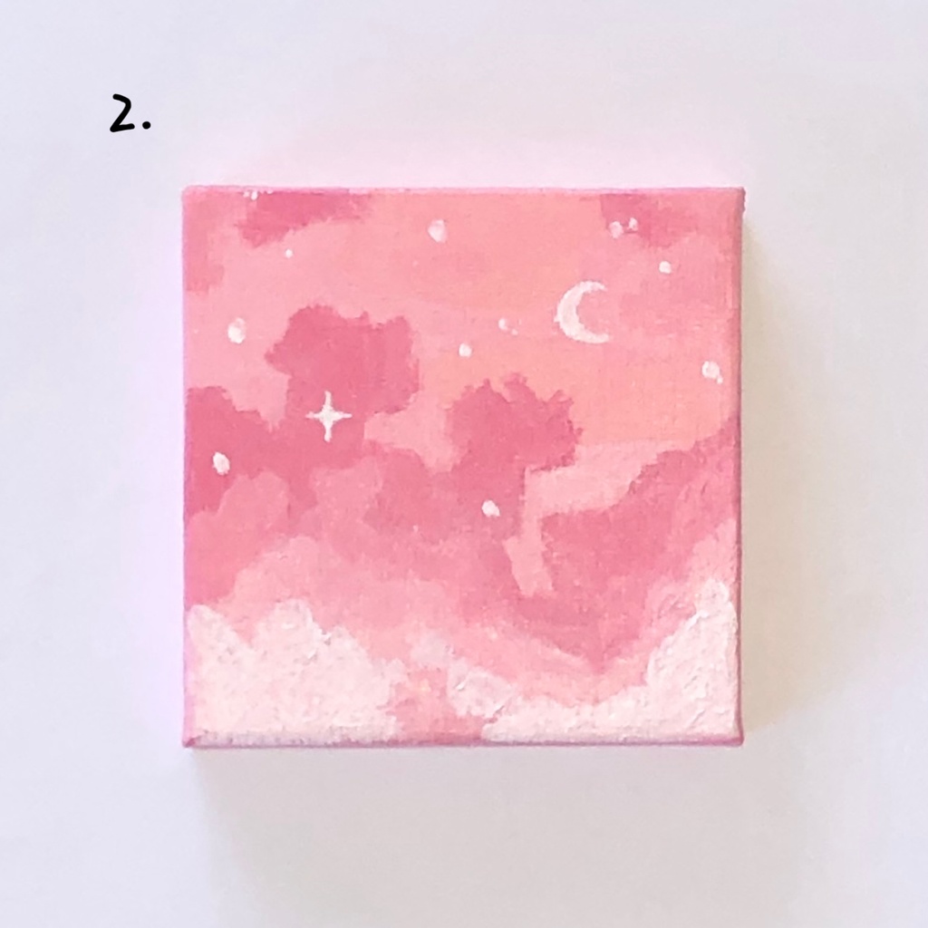 Sky - For Room Decoration | お部屋デコレーション (Acrylic painting)