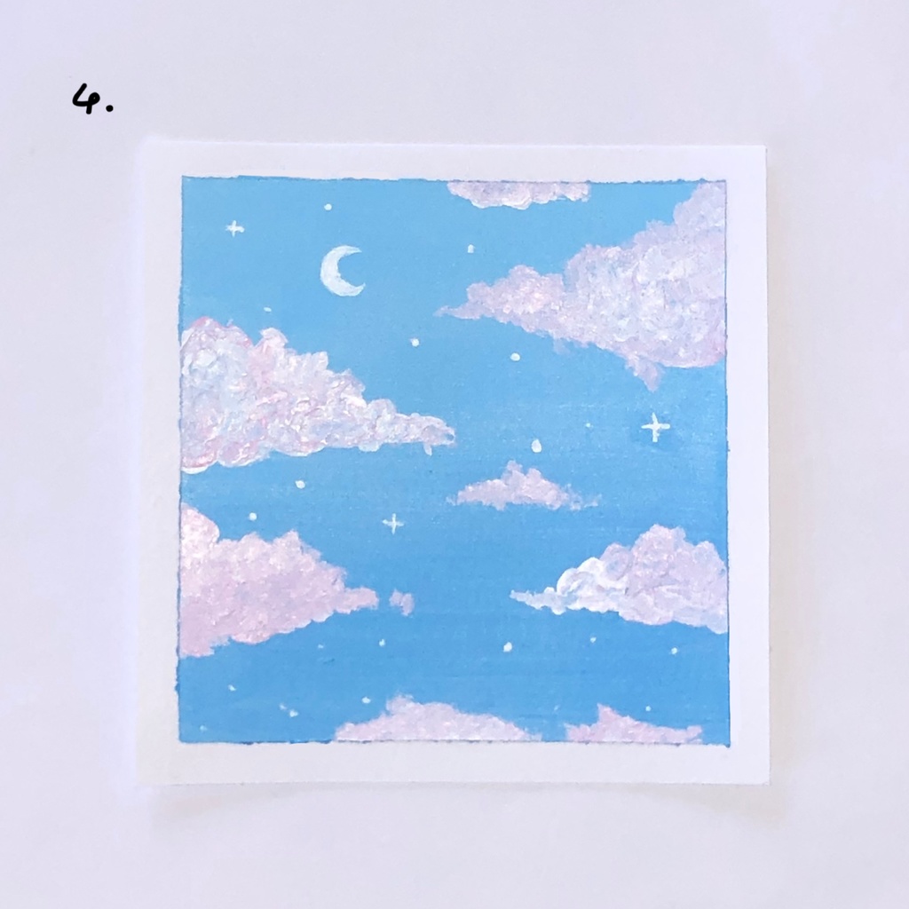 Sky - For Room Decoration | お部屋デコレーション (Acrylic painting)
