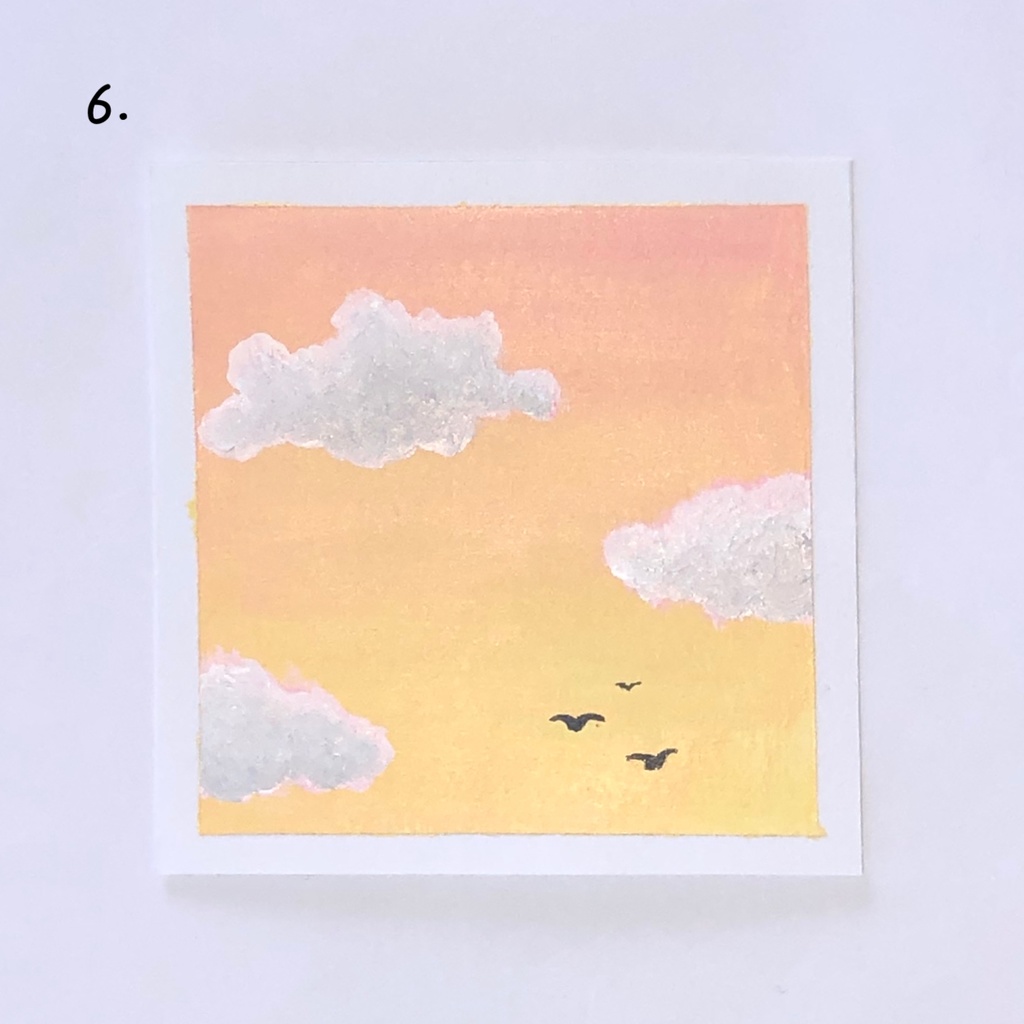 Sky - For Room Decoration | お部屋デコレーション (Acrylic painting)