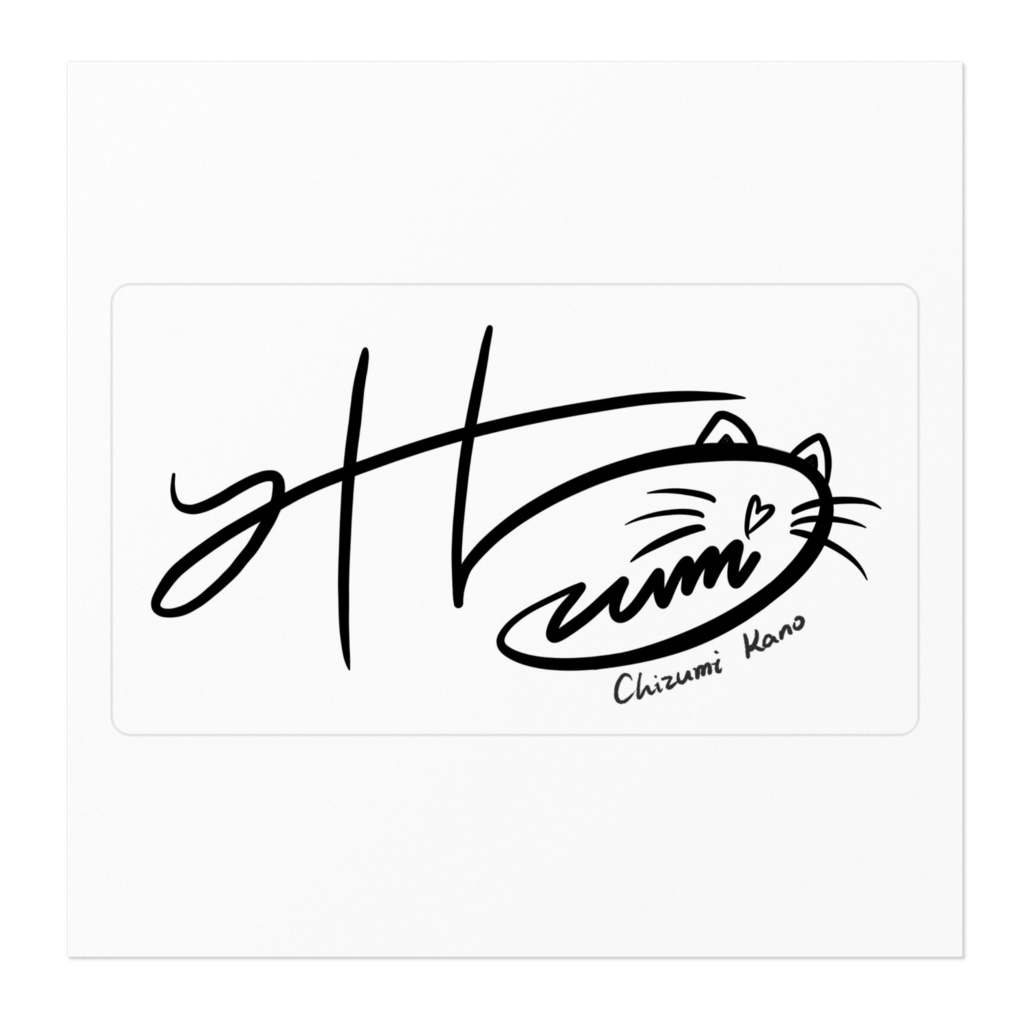 CzumiArt Brand Logo Sticker - White