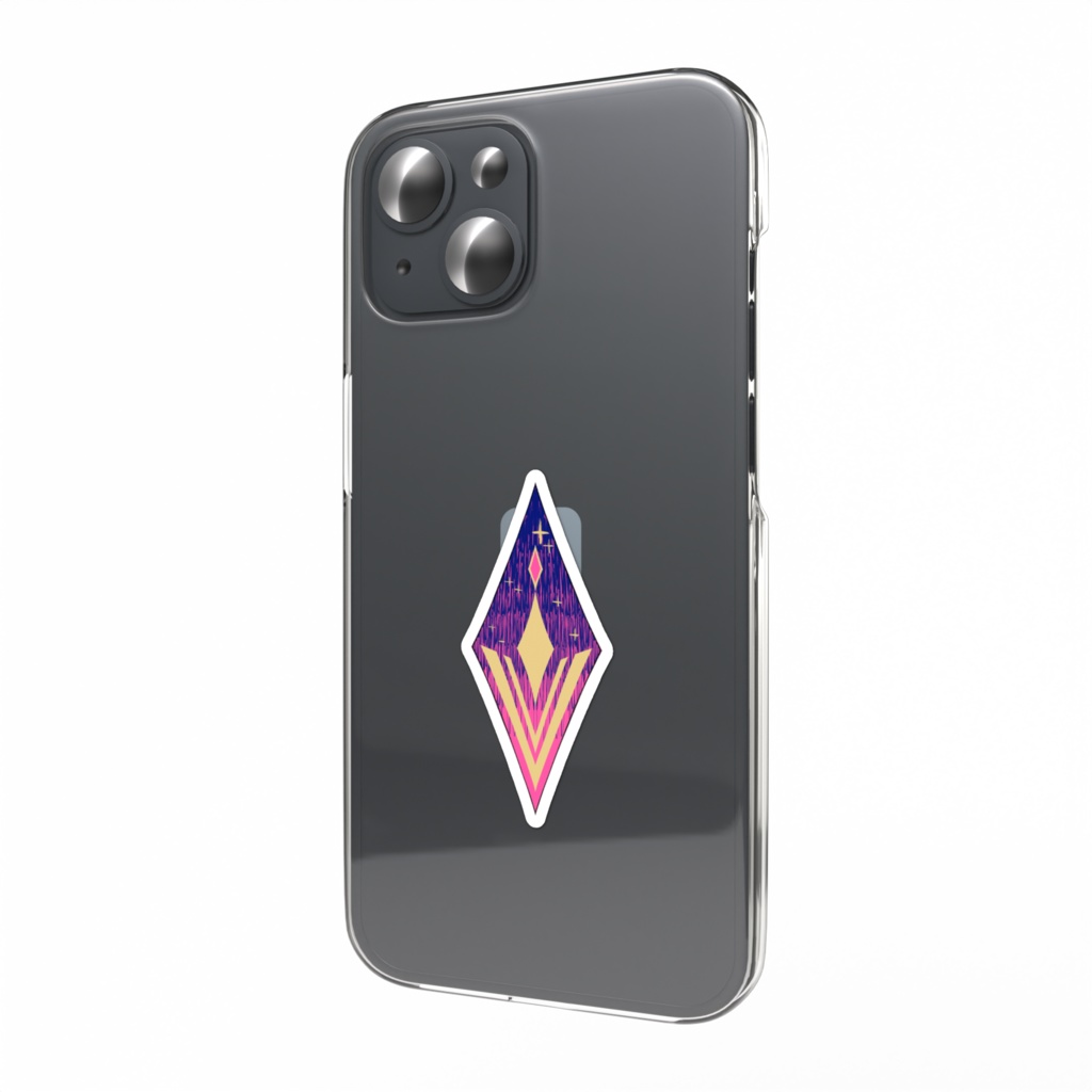 シクちゃんワッペンスマホステッカー