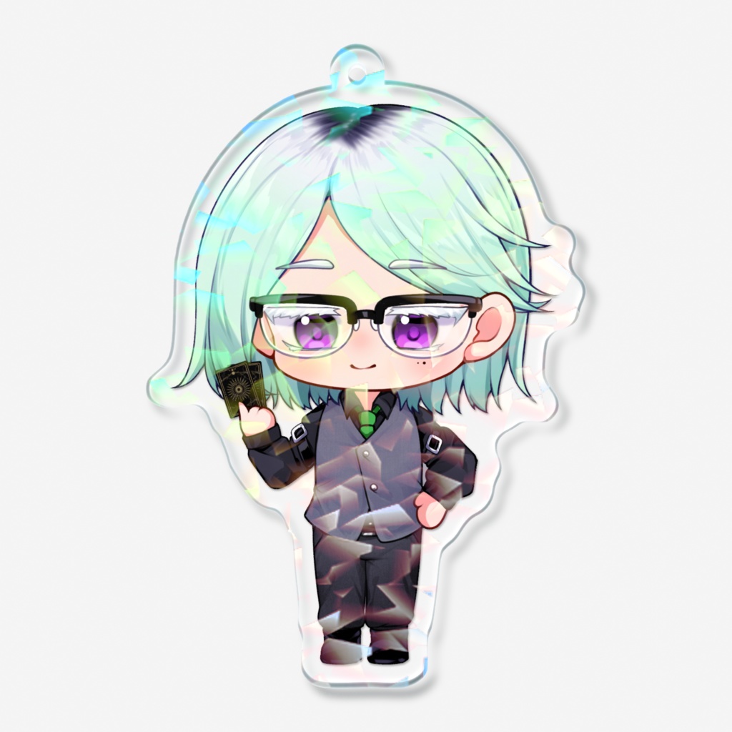 ホログラムアクリルキーホルダー🔋