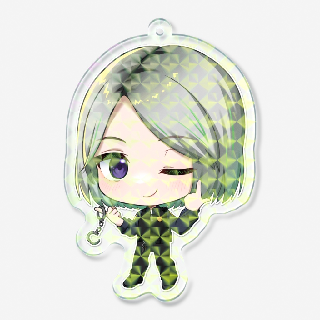 ホログラムアクリルキーホルダー🔋