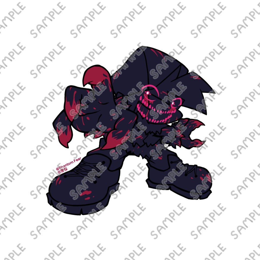 Corrupted BF Acrylic Keychain
