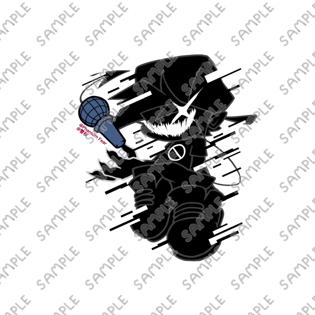 Glitch BF Acrylic Keychain