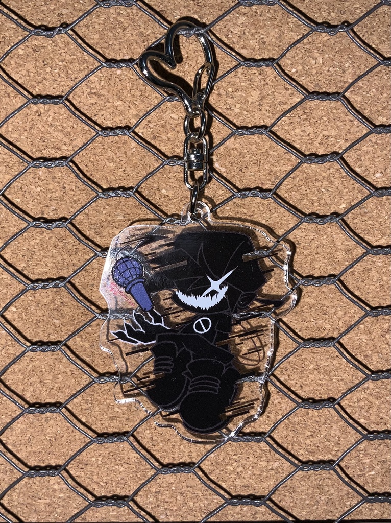 Glitch BF Acrylic Keychain