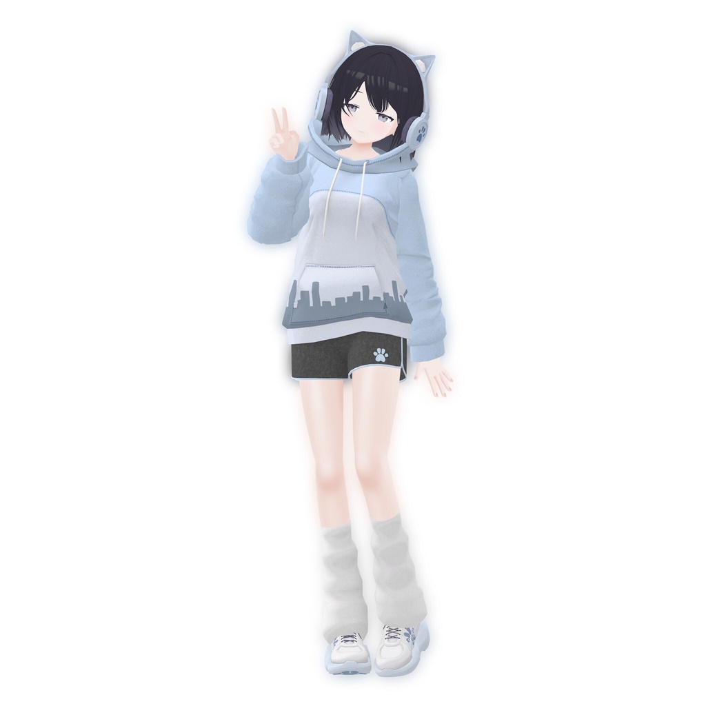 【無料版有(期間限定)】オリジナル3Dモデル「和香」 -のどか-