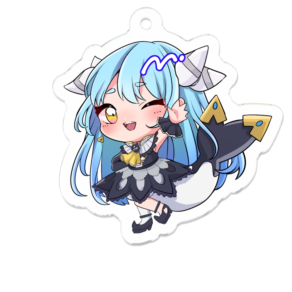 【常設】ミニ逆叉みつきのアクリルキーホルダー