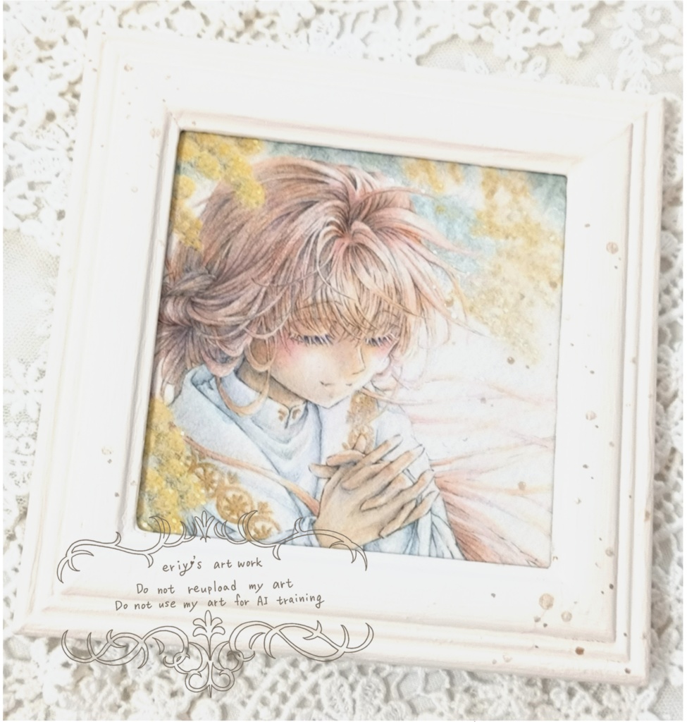 原画 [ミモザ -感謝- ]