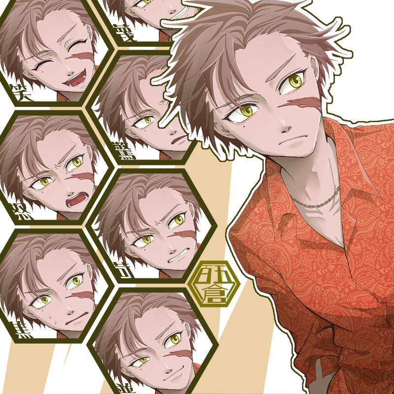 〈立ち絵素材・無料〉男性A 差分8種