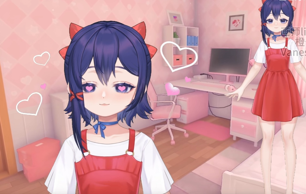 fanart-live2dモデル-mita(free)