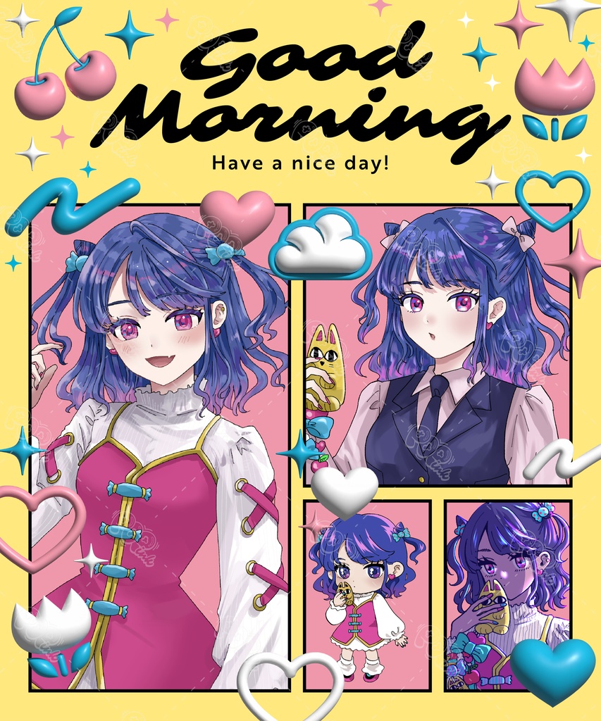 【重ねて使える】フリーフレーム42【フリー素材】