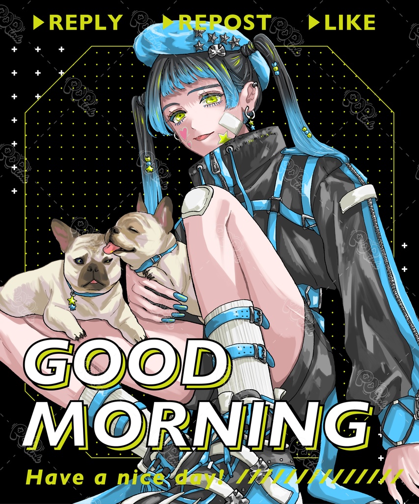 【重ねて使える】フリーフレーム2【フリー素材】