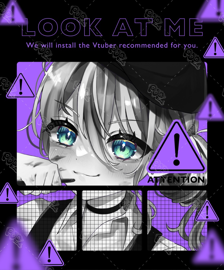 【重ねて使える】フリーフレーム123【フリー素材】