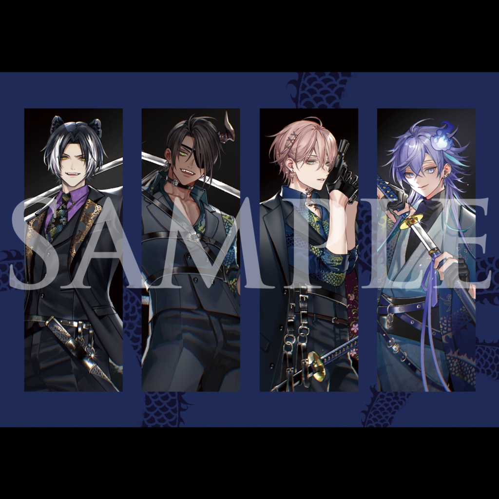 クリアしおりセット［九頭竜会］