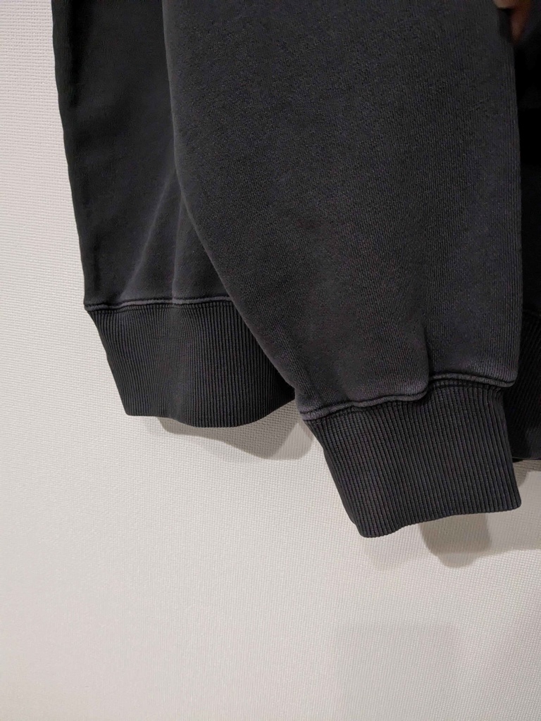 Suiu.7 オリジナルシオン刺繡 ピグメントスウェットシャツ