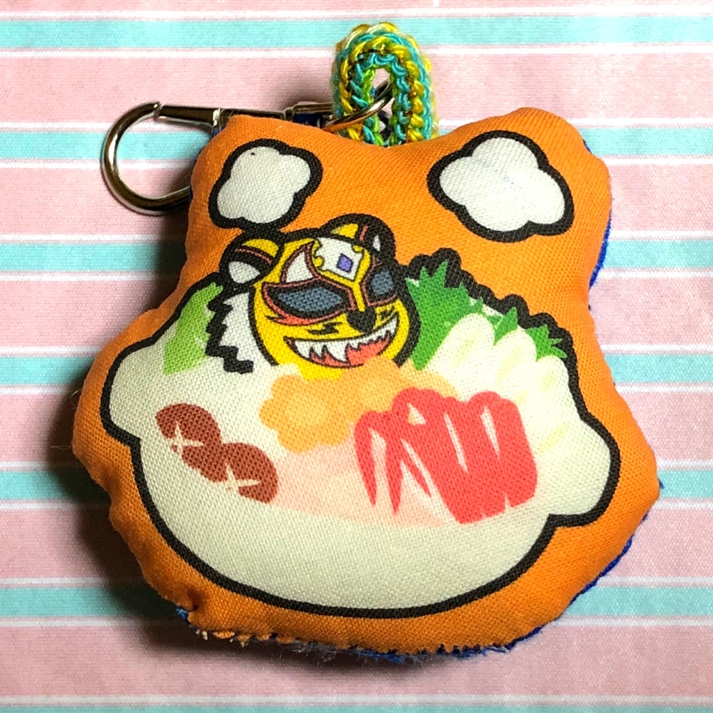 超タイガー ミニクッションキーホルダー タイガー鍋